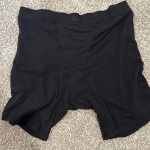 Black, SKIMS boyfriend shorts